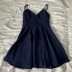 June & Ivy Navy Dress